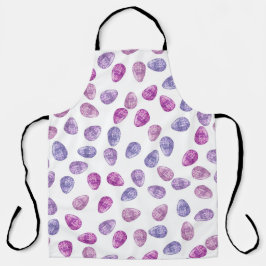 PURPLE PINK BLUE WATERCOLOR EASTER EGGS