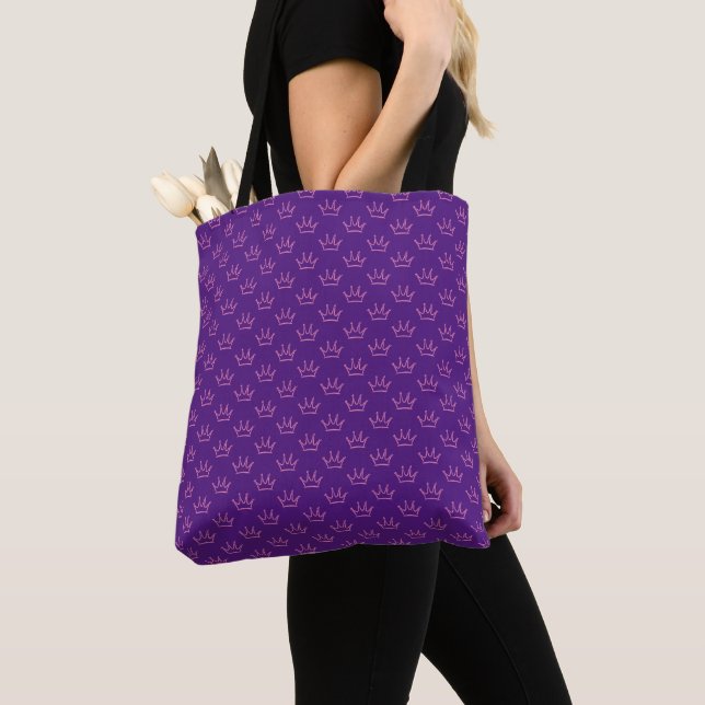 Purple Royalty Tote (Close Up)