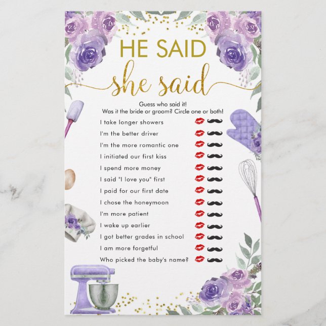 Purple Stock, A Cozinha Que Ele Disse Que Ela Diss (Frente)