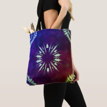 Purple Tie Dye Tote
