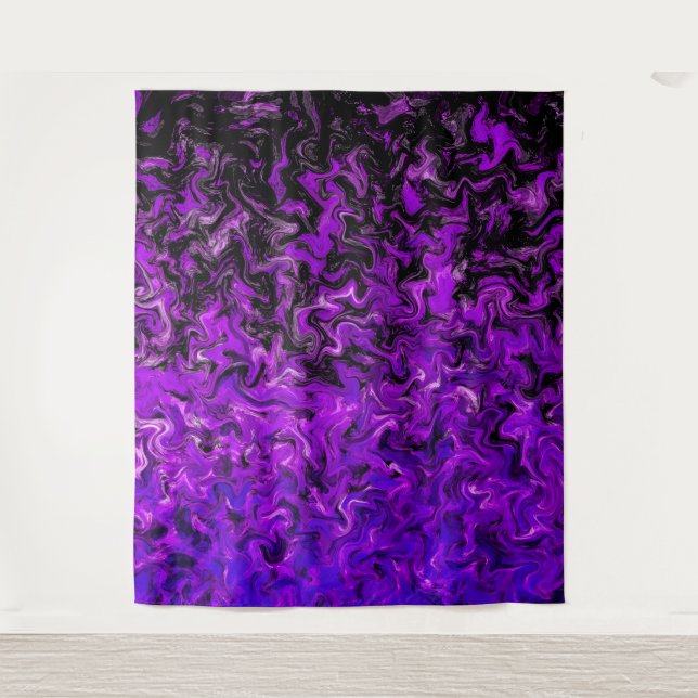 Purple Warped - Tapeçaria (Frente)