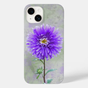 Purple Watercolor Dahlia