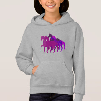 Purple Watercolor Fantasy Horse Andar