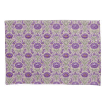 Purple William Morris Inspirou Padrão Floral