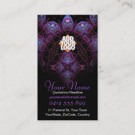 Purplezee v2 Fractal Cartão de visita