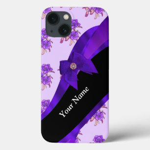 Púrpura bonito, padrão floral da vinha