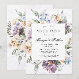 Púrpura Casais de flores silvestres Chás