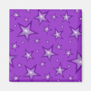 Púrpura de imã de geladeira da Estrela