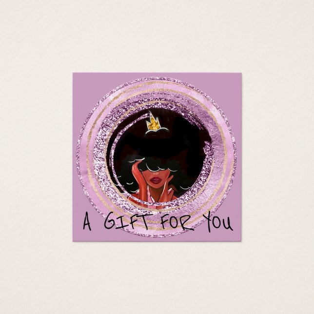 Púrpura de Maquiagem de Cabelo do Unhas do present (Frente)