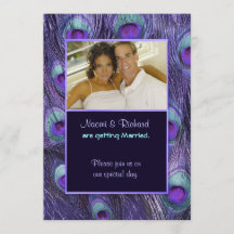 Púrpura de Peste - Convite para Casamento de Fotos