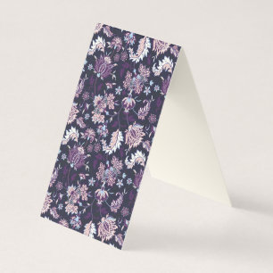 Púrpura Fundo Grande Padrão Floral Invisível