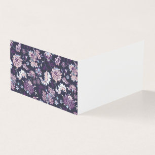 Púrpura Fundo Grande Padrão Floral Invisível