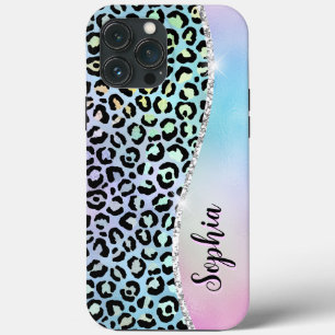Púrpura Iridescente Arco-Íris Leopardo Roxo