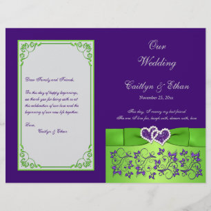 Púrpura Personalizada, Limão, Programa de Casament