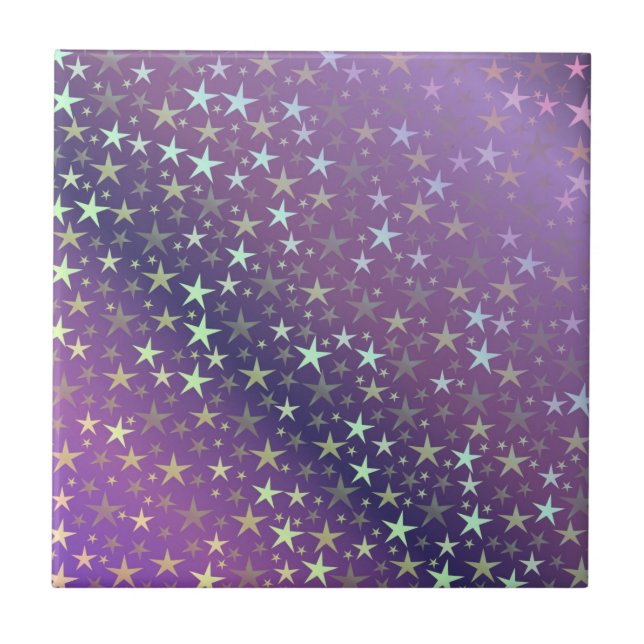 púrpura+prata,brilhante, brilhante, estrela, cor,  (Frente)