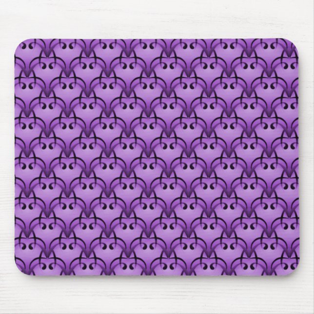 Púrpura Púrpura Bliss Mousepad sofisticado (Frente)