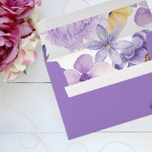 Púrpuras Romance Envelope Liner