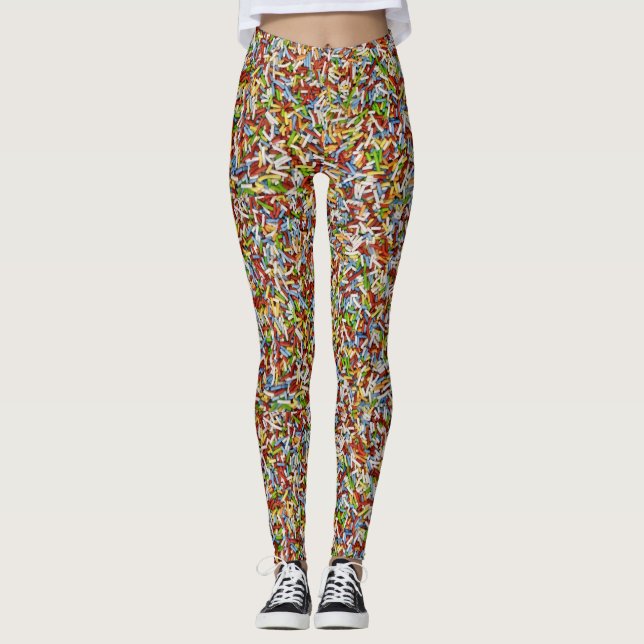 Purpurina à vontade! Leggings (Frente)