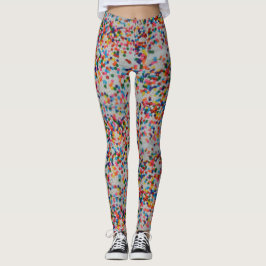 Purpurina à vontade! Leggings