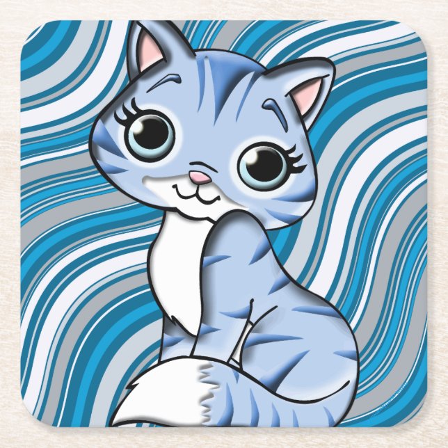 Purr-feitamente Fofos Porta-Copos de Gatinho (Frente)