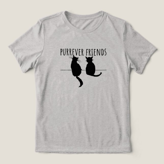 Purrever Friends Cute Cat Best Friends (Design frontal)