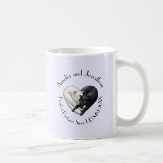 "Purrfect Partners" a caneca do aniversário