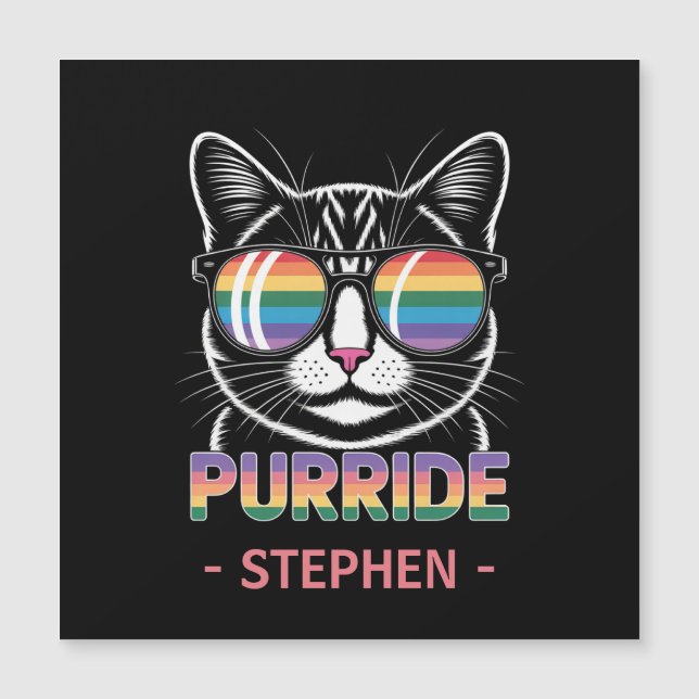 Purride - Orgulho Gato LGBTQ (Frente)