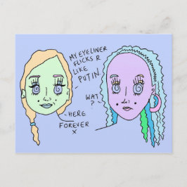 Putin Baby | Impressão de cartão postal | #ouvidos