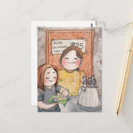 PutoBumbong/ lanche de arroz- Cartões Postais DNM