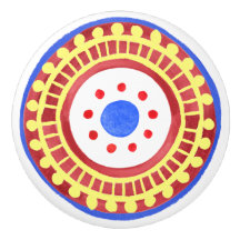 Puxador de Cerâmica de Arte Popular Mediterrânea