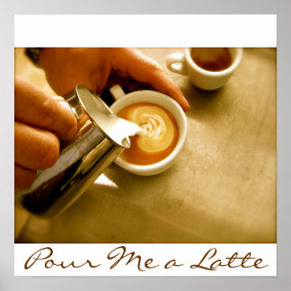 Puxe-me um latte - Poster