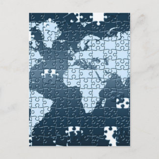 Puzzled! Cartão Postal