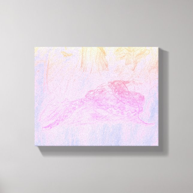 Python in Mist Canvas Print (Frente)