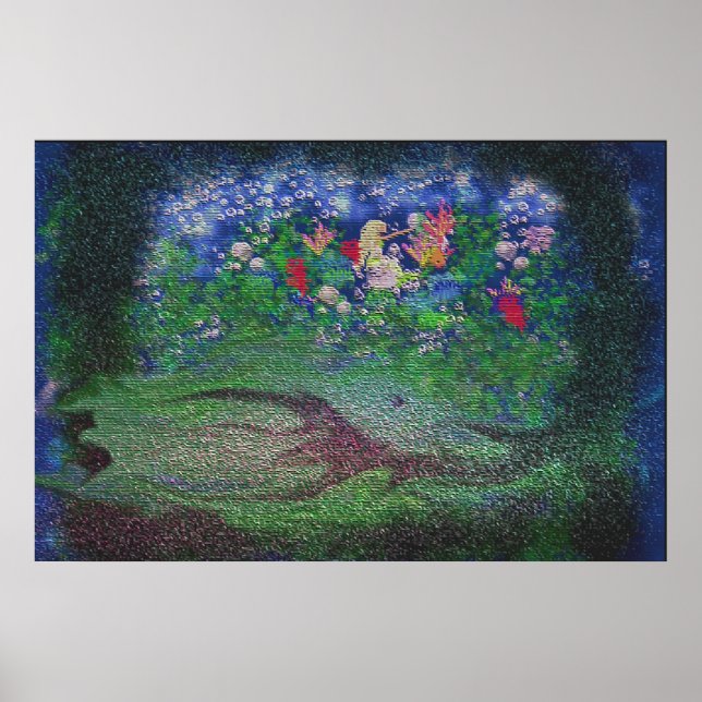 Qcean Tapeçaria Poster (Frente)