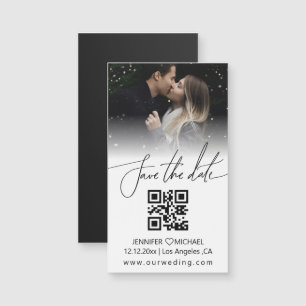qr casal com foto do código salvar a data mínima d