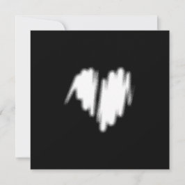 Qr Code White Heart Grafite Sprayed Heart