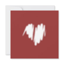 Qr Code White Heart Grafite Sprayed Heart