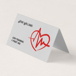 QR personalizado de instrutor CPR certificado