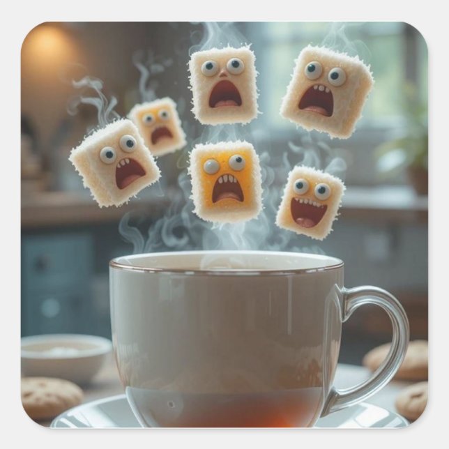 Quadrado adesivo (Frente)