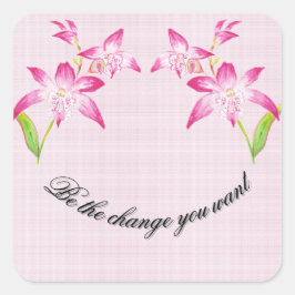 Quadrado adesivo aconchegante