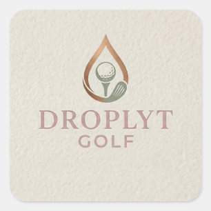 Quadrado Adesivo Assinatura Droplyt Golf