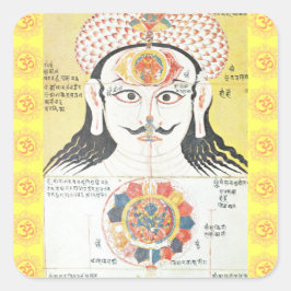 Quadrado Adesivo Chakra