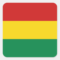 Adesivo da Bandeira da Bolívia