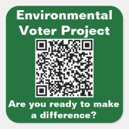 Quadrado, adesivo de 3 polegadas; seis numa folha