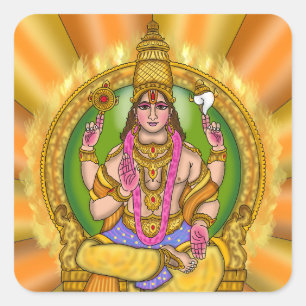 Quadrado Adesivo de Astrologia do Senhor Sol (Surya)