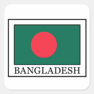 Quadrado Adesivo de Bangladesh