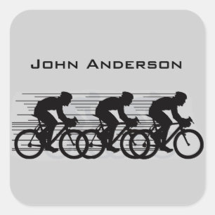 Quadrado Adesivo de ciclismo