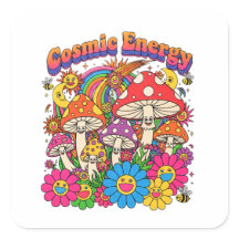 Adesivo de COGUMELO DE ENERGIA CÓSMICA