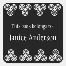 Adesivo de Design de espirais celta