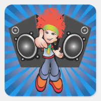 adesivo de hip hop